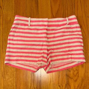 Loft Striped Pink and Cream Women's Riviera Shorts